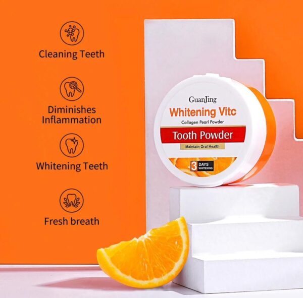 GuanJing Whitening Vite Collagen Pearl Powder Tooth Powder - Image 4