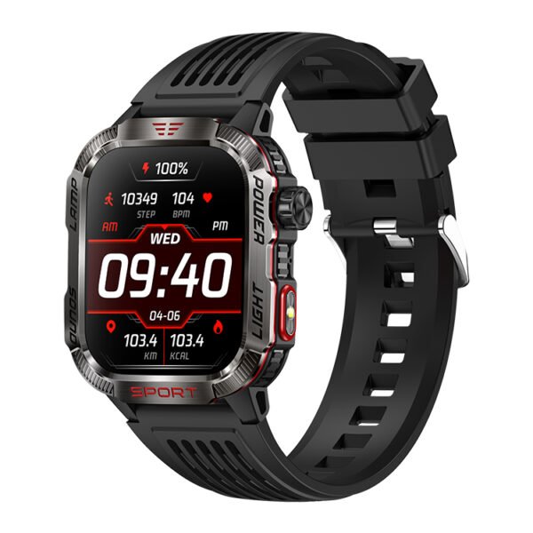 HT29 2.01 Outdoor Fitness Smartwatch – Compass, Flashlight, Heart & Blood Oxygen Monitor, Sports Tracker, and Money Detector – New 2025/20265