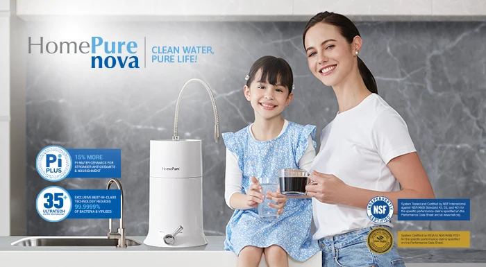 HomePure Nova - Advanced Water Filtration System : Clean water,Safe life, Better living