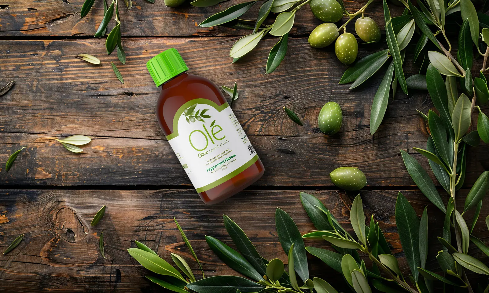 OLÉ Olive Leaf Extract Single Bottle 500ml – Peppermint Flavor - Image 5