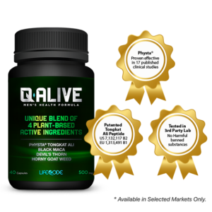 LifeQode Q Alive | Men's Vitality, Energy & Wellness Formula