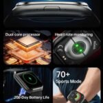 MT66 Smart Watch – 1000mAh(1month+) Battery | Bluetooth Calling | IP68 Waterproof