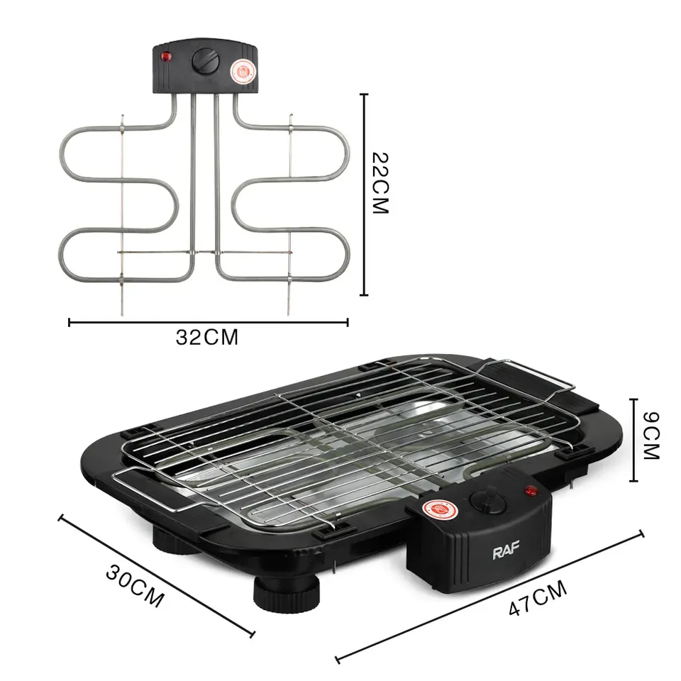 RAF R.5301 Electric Barbecue Grill – 2000W - Image 5