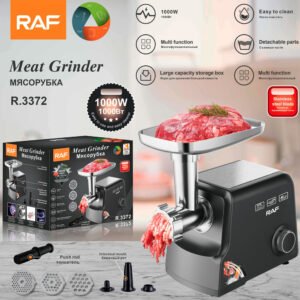 RAF Meat Grinder R.3372 – 1000W Multifunction Electric Meat Grinder