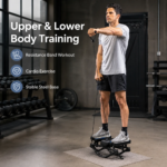 BNcompany TBJ-001 Mini Swing Stepper Exercise Machine Cardio Twister Stair Steppers Steel Material