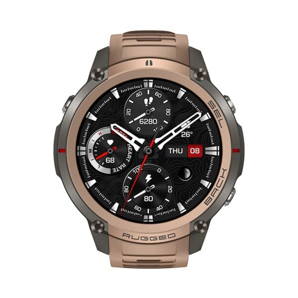 2026 New Men's Smart Watch DM59 with GPS, 5ATM Waterproof Offline Maps BT Call GPS Training Sports Smartwatch Male