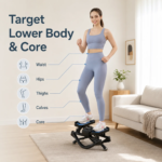 BNcompany TBJ-001 Mini Swing Stepper Exercise Machine Cardio Twister Stair Steppers Steel Material