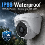 4K 8MP AHD Analog Dome Camera IP66 Waterproof Night Vision 3.6mm CMOS Wide Angle CCTV