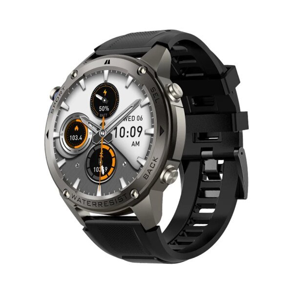 DM56 Smartwatch AMOLED KarenM Outdoor Sports Fitness Bracelet Tracker Altitude Compass GPS Smart Watch Gloryfit Men's Watch
