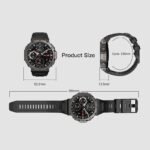 DM58 GPS Sports Smart Watch 1.43inch AMOLED Screen 5ATM Waterproof 500mAh Battery Blood Oxygen Sleep Monitoring IOS Android
