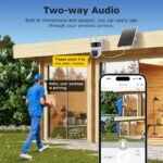 Tuya Flow-Free 4G DATA Dual Lens 6MP No SIM Card Slot Outdoor Waterproof Night Vision 5W Solar 7800mAh Battery Solar PTZ Camera