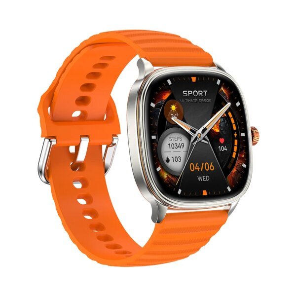 2026 HK73 Smart Watch BT Call 1.73inch AMOLED Screen Always-on Display Heart Rate Health Tracker Outdoor Sports Smartwatch