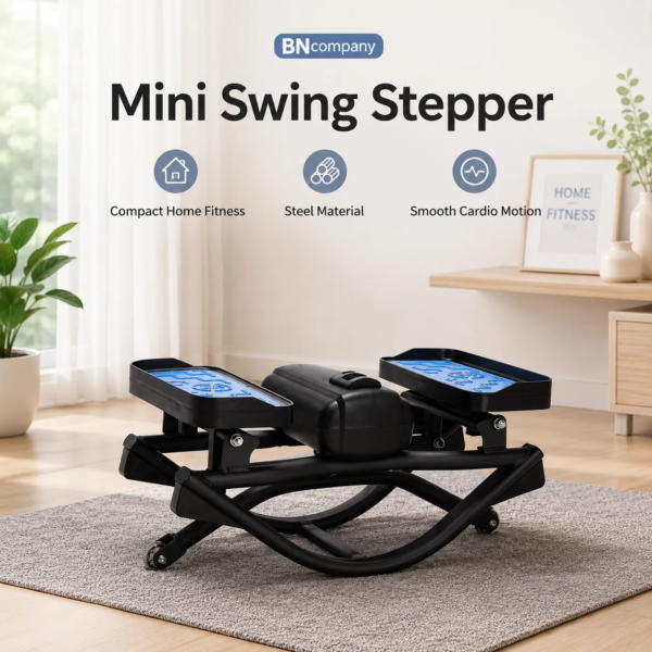 BNcompany TBJ-001 Mini Swing Stepper Exercise Machine Cardio Twister Stair Steppers Steel Material