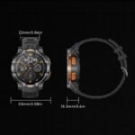 2026 KC108 Smartwatch Supports AI Voice Assistant GPS Offline Map Game Flashlight Health Monitoring Sports Watch Women Men