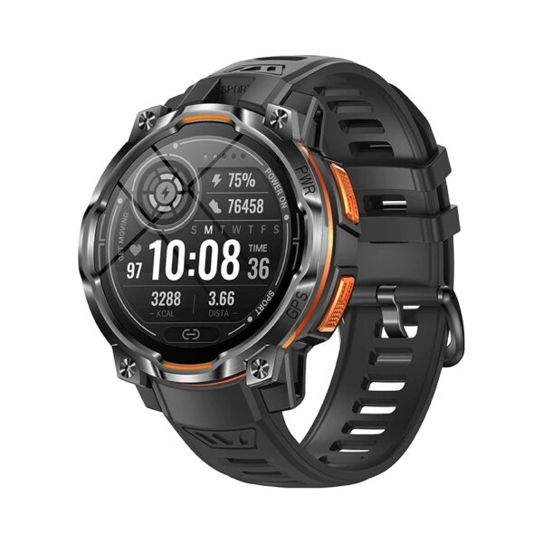 New Offline Map GPS Smart Watch KC108, 1.46inch Display 1200mAh Battery AI GPT Route Retrace Maps BT Call Message Push