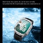 B25 4G Android Smartwatch with Sim Card 2.04inch Amoled Screen IP67 Waterproof HD Video Call Men Sports Smartwatch