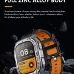 B25 4G Android Smartwatch with Sim Card 2.04inch Amoled Screen IP67 Waterproof HD Video Call Men Sports Smartwatch