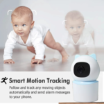 TUYA WiFi Home Surveillance Camera Wireless Network with AI Human Detection Smart App Hotel Use EU/UK Plug Types