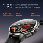 SENBONO H99 4G Android Smart watch Men 1.75'' large screen HD AMOLED 466*466 with GPS Camera SIM Card WiFi Wireless Call Music