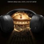 LDNIO H02 ANC Noise Cancelling Wireless Earphones Wired Available Bluetooth V5.4 49H Playtime HiFi Stereo Over Ear Headphones