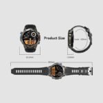 DM56 Outdoor GPS Smart Watch 1.43'' AMOLED Screen BT Call 5ATM Waterproof for Swimming Sports Style Smartwatch 2024 New Arrival