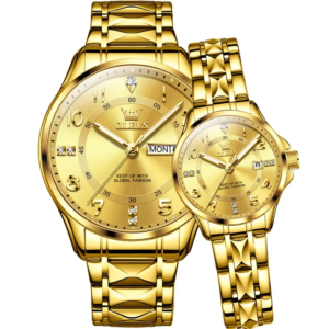 Cheap Price 2910 Luxury Fashion Quartz Watch Stainless Steel Strap Luminous Hands Auto Date Business Watch for Couples