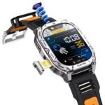 B25 4G Android Smartwatch with Sim Card 2.04inch Amoled Screen IP67 Waterproof HD Video Call Men Sports Smartwatch