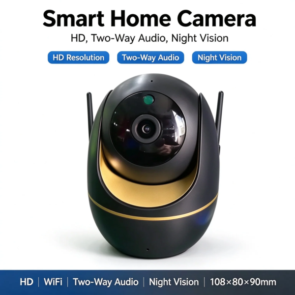 Tuya Smart 3MP WiFi IP Camera 2.4GHz Wireless CCTV Monitor Two-Way Audio IR Night Vision Motion Detection