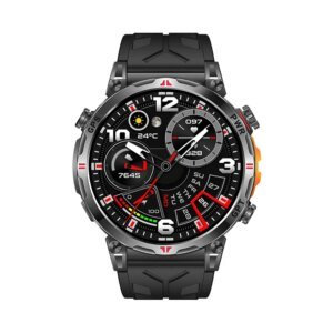 2025 GPS Smart Watch KC93 650mAh 3ATM Altitude Pressure Compass Voice Assistant Multi-Sports Mode Outdoor Features Waterproof