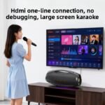 For SODLK S1615PRO Bluetooth Speaker, 500W Portable Outdoor Subwoofer with 45000mAh Battery for Square Dancing