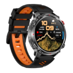 HT45 Smart Watch 1.7inch Men Outdoor Sport Fitness Tracking BT Calling Compass LED Flashlight 1100mAh Large Battery Smartwatch