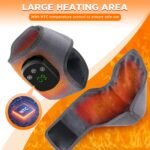 Electric foot and hand massager can vibrate and heat the ankles and ankles, and the bracket joints are portable, which can relax
