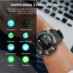 Outdoor Smartwatch 1.39 Inch HD Bluetooth Call Smart Watch Men Sports Fitness Tracker Compass 350mAh Smartwatch For Android IOS