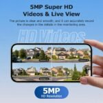 INQMEGA AISecurity Cam Home Hub Combo PTZ Kit Solar Camera Outdoor Wireless MaxColor Night Vision 4K Camera with Solar Panel ﻿