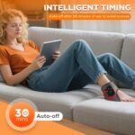 Electric foot and hand massager can vibrate and heat the ankles and ankles, and the bracket joints are portable, which can relax