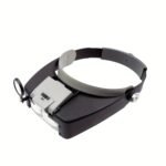 Loupe Microscope LED Light 10X Helmet Style Magnifier Glass Headband Magnifying Glasses Lupas Con Luz Reading Or Repair Use