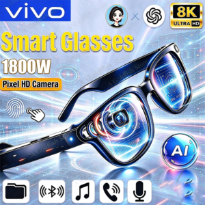 VIVO AI Smart Glasses Touch Control Bluetooth Remote Photo Video Record Translator Voice Assistant Wireless óculos inteligente
