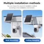 INQMEGA AISecurity Cam Home Hub Combo PTZ Kit Solar Camera Outdoor Wireless MaxColor Night Vision 4K Camera with Solar Panel ﻿