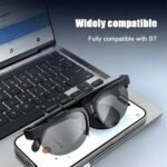 Lenovo AI Smart Glasses 8K Remote Touch Control Photo Camera Translation Recording Hands-Free Calling Music Motorcycle Glasses
