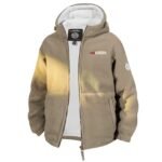 New Winter Men Hooded Polar Fleece Warm Jackets Outdoor Cold Proof Coats Men Hooded Cardigan Fashion Loose Winter Parkas 3XL