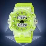 Fashion STRYVE 8028 Men's Watch Luxury 5ATM Waterproof Watch for Men with Analog-Digital Dual Movement Student Sports Wristwatch
