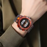 Fashion STRYVE 8028 Men's Watch Luxury 5ATM Waterproof Watch for Men with Analog-Digital Dual Movement Student Sports Wristwatch