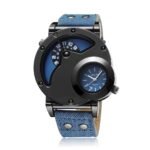 Creative Men Miler Watch Big Dial Clock Fashionable Popular Leather Wristwatch Quartz Elegant Style Male Relojes Sports Watches