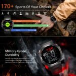 2025 New T-Rex 3 Ultra GPS Smart Watch Men 10ATM IP68 Waterproof Built-in Dual-band GNSS Compass Military Sport Smart Watch