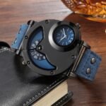 Creative Men Miler Watch Big Dial Clock Fashionable Popular Leather Wristwatch Quartz Elegant Style Male Relojes Sports Watches