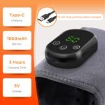 Electric foot and hand massager can vibrate and heat the ankles and ankles, and the bracket joints are portable, which can relax