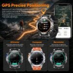 2026New T-RX4 Ultra GPS Smart Watch For Men 6-star GPS Positioning 10ATM Waterproof 850mAh Battery Compass 170+Sports Smartwatch