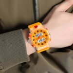 Fashion STRYVE 8028 Men's Watch Luxury 5ATM Waterproof Watch for Men with Analog-Digital Dual Movement Student Sports Wristwatch